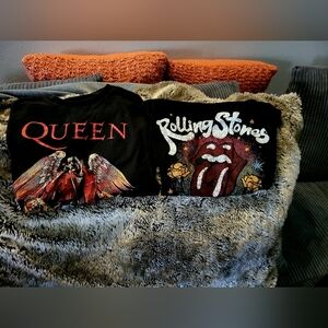 Womans Band Tshirts~Rolling Stones & Queen